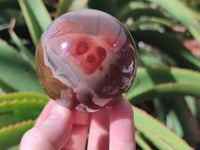 Polished Polychrome Jasper Spheres x 6 From Mahajanga, Madagascar