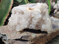 Natural Limonite Quartz Clusters x 3 From Solwezi, Zambia