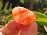 Polished Carnelian Palm Stones x 24 From Madagascar