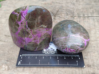 Polished Stichtite Standing Free Forms x 7 From Barberton, South Africa