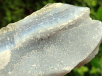 Natural Blue Lace Agate Geode Specimens x 2 From Nsanje, Malawi