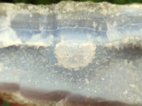 Natural Blue Lace Agate Geode Specimens x 2 From Nsanje, Malawi