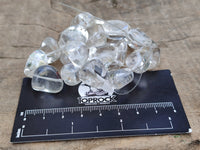 Polished Clear Rock Quartz Crystal Crafting String - Sold Per Item - From Madagascar