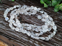 Polished Clear Rock Quartz Crystal Crafting String - Sold Per Item - From Madagascar