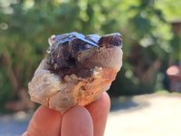 Natural Window Amethyst Quartz Crystals x 12 From Brandberg, Namibia