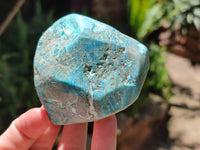 Polished Shattuckite Free Forms With Azurite & Chrysocolla x 6 From Congo