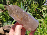 Polished Smokey Quartz Crystals x 2 From Madagascar