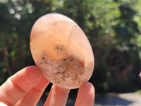 Polished Flower Agate Palm Stones x 12 From Antsahalova, Madagascar