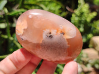 Polished Flower Agate Palm Stones x 12 From Antsahalova, Madagascar