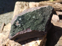 Natural Libethenite Crystals On Dolomite Matrix Specimens x 2 From Shituru, Congo