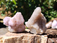 Natural Amethyst Spirit Quartz Clusters x 35 From Boekenhouthoek, South Africa