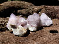 Natural Amethyst Spirit Quartz Clusters x 35 From Boekenhouthoek, South Africa