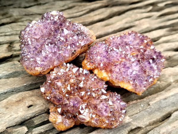 Natural Amethystos Amethyst Clusters x 35 From Kwaggafontein, South Africa