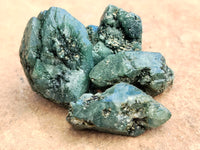 Natural Teal Green Chlorite Quartz Crystals x 1.15kg Lot From Zimbabwe