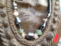 Polished Hematite and Mixed Bead Necklace - Sold Per Item - From Southern Africa