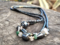 Polished Hematite and Mixed Bead Necklace - Sold Per Item - From Southern Africa