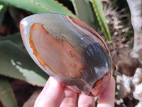 Polished Polychrome Jasper Standing Free Forms x 4 From Mahajanga, Madagascar