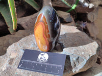 Polished Polychrome Jasper Standing Free Forms x 4 From Mahajanga, Madagascar