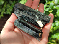 Natural Schorl Black Tourmaline Specimens x 6 From Erongo, Namibia