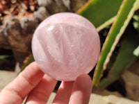 Polished Rose Quartz Spheres x 6 From Ambatondrazaka, Madagascar