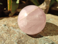 Polished Rose Quartz Spheres x 6 From Ambatondrazaka, Madagascar