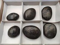 Polished Pharaoh Stone Palm Stones x 6 From Zimbabwe