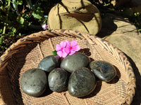 Polished Pharaoh Stone Palm Stones x 6 From Zimbabwe