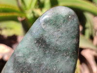 Polished Fuchsite Standing Free Forms x 2 From Madagascar