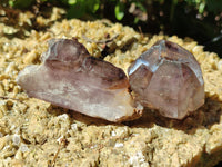 Natural Smokey Amethyst Crystals x 24 From Chiredzi, Zimbabwe