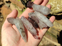 Natural Smokey Amethyst Crystals x 24 From Chiredzi, Zimbabwe