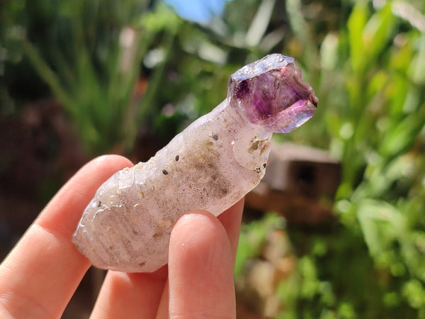 Natural Smokey Amethyst Crystals x 24 From Chiredzi, Zimbabwe