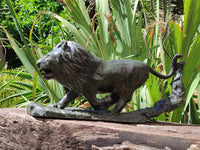 Hand Made Green Verdite Lion Carving x 1 From Zimbabwe