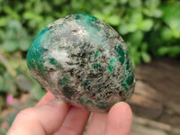 Polished Emerald Mica In Matrix Standing Free Forms x 4 From Mutoko, Zimbabwe