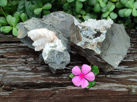 Natural Quartz Matrix Clusters x 2 From Brandberg, Namibia