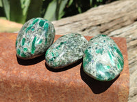 Polished Rare Emerald Mica In Matrix Free Forms x 6 From Mutoko, Zimbabwe