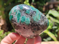 Polished Rare Emerald Mica In Matrix Free Forms x 6 From Mutoko, Zimbabwe