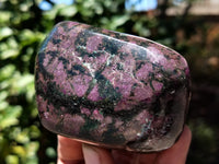 Polished Ruby Corundum In Chrome Verdite Free Forms x 3 From Zimbabwe