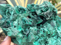 Natural Silky Malachite Specimens x 5 From Kasompe, Congo