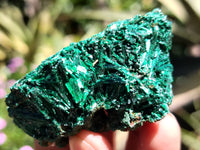 Natural Silky Malachite Specimens x 20 From Kasompe, Congo