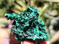 Natural Silky Malachite Specimens x 20 From Kasompe, Congo