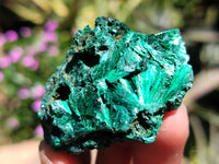 Natural Silky Malachite Specimens x 20 From Kasompe, Congo