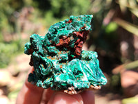 Natural Silky Malachite Specimens x 20 From Kasompe, Congo