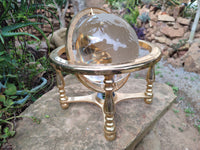 Polished Lead Glass World Globe - Sold Per Item - From China