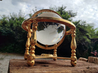 Polished Lead Glass World Globe - Sold Per Item - From China