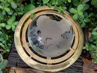 Polished Lead Glass World Globe - Sold Per Item - From China