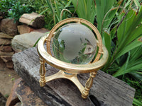 Polished Lead Glass World Globe - Sold Per Item - From China