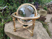 Polished Lead Glass World Globe - Sold Per Item - From China