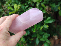 Polished Rose Quartz Points x 2 From Ambatondrazaka, Madagascar