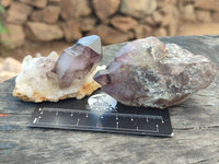 Natural Window Amethyst Quartz Clusters x 6 From Brandberg, Namibia