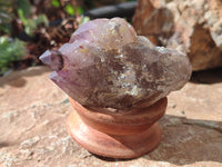 Natural Window Amethyst Quartz Clusters x 6 From Brandberg, Namibia